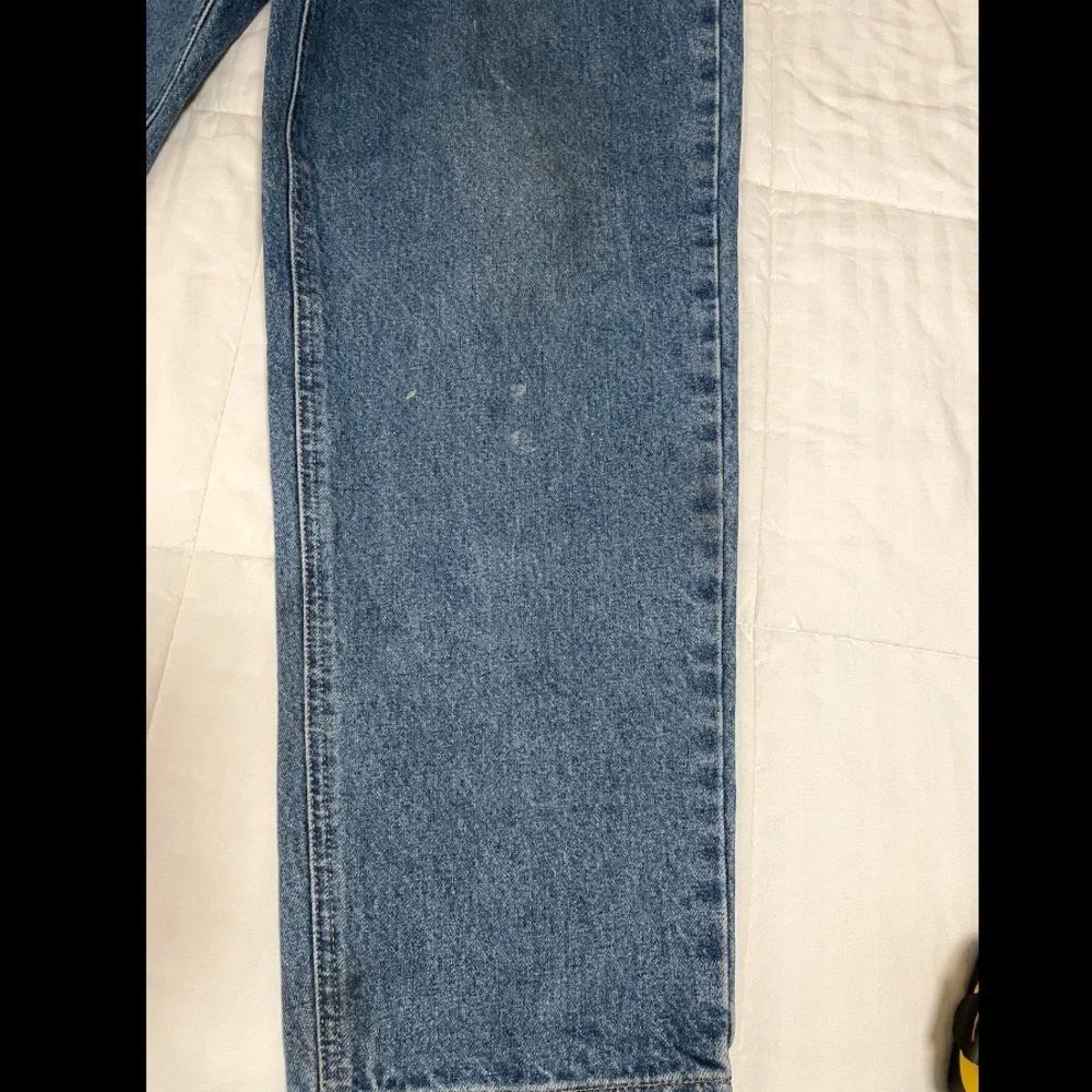 Vintage Carhartt Work Jeans Mens 40x30 Relaxed Fit B17 DST Thrashed Distressed